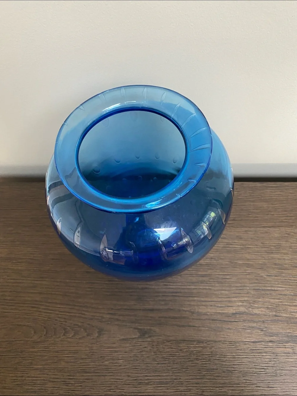 Blenko Cobalt Blue Glass Vase